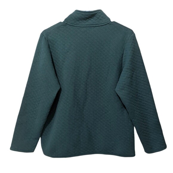 Hastings & Smith Quilted Jacket Lightweight Zip S Small Women's Green Teal Coat - Picture 2 of 6